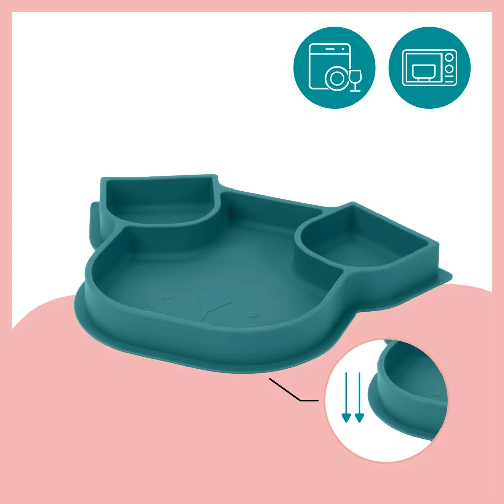 Babymoov Silikonový talíř Isy Plate Dog