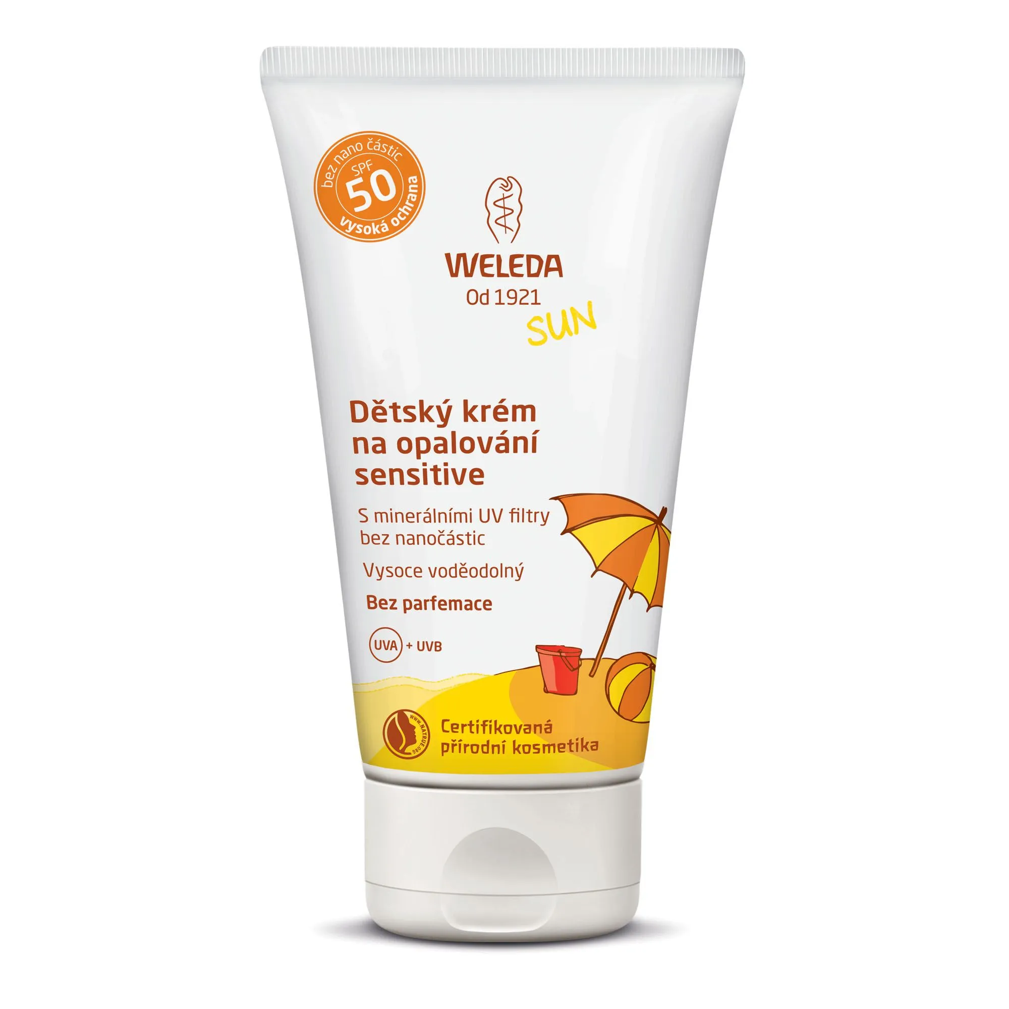 Weleda Dětský krém na opalování Sensitive SPF50 50 ml