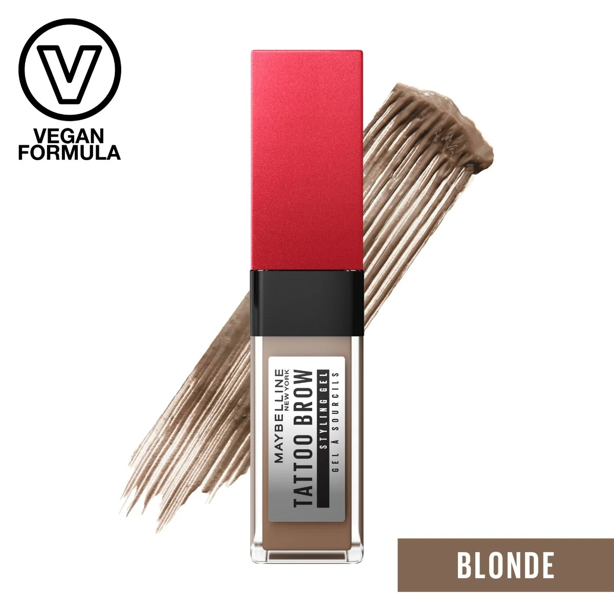 Maybelline Tattoo Brow 36H Styling Gel odstín 250 Blonde gel na obočí 6 ml