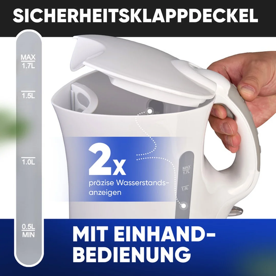 CLATRONIC WK 3819 WH rychlovarná konvice bílá 1,7l