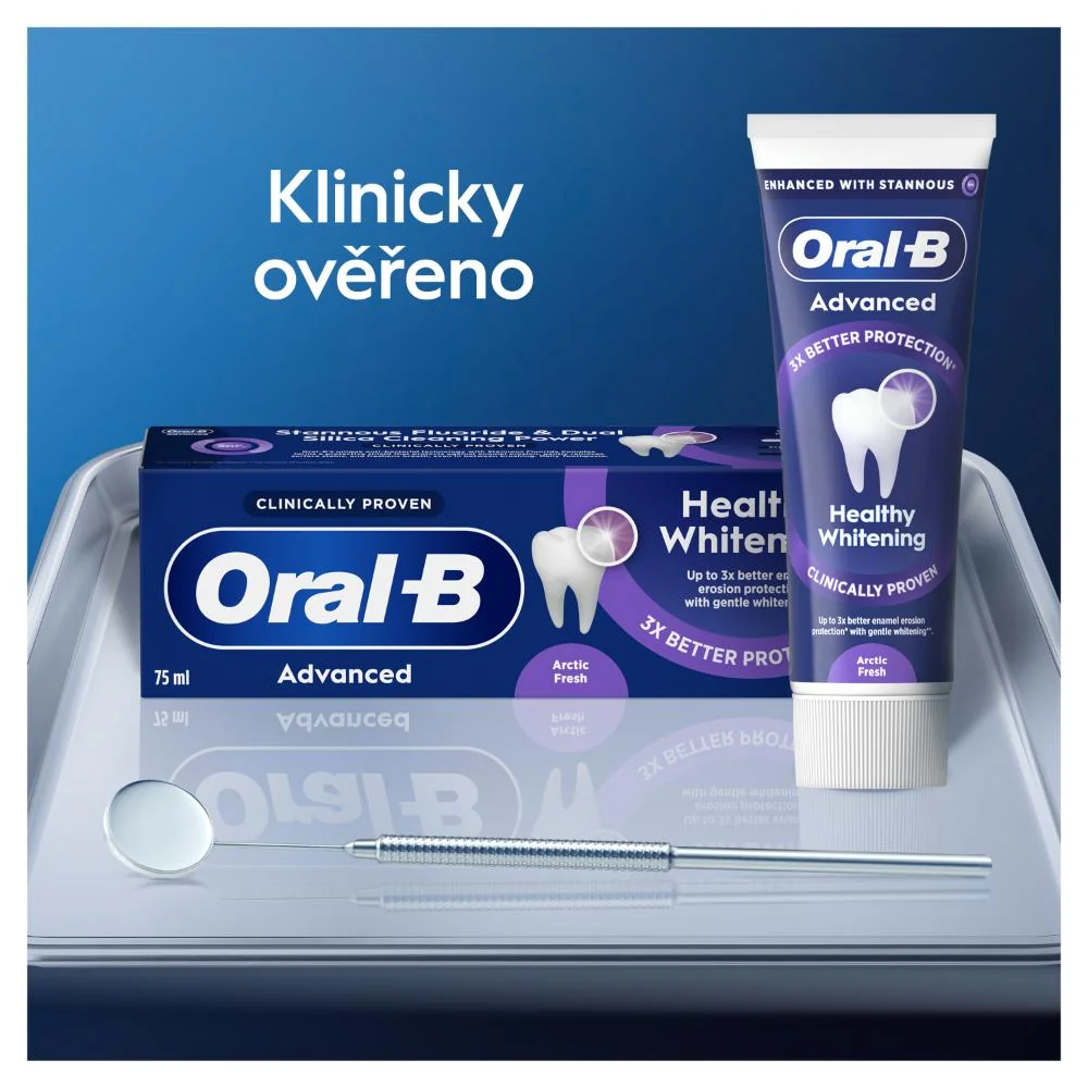 Oral-B Advanced Healthy Whitening Arctic Fresh zubní pasta 75 ml