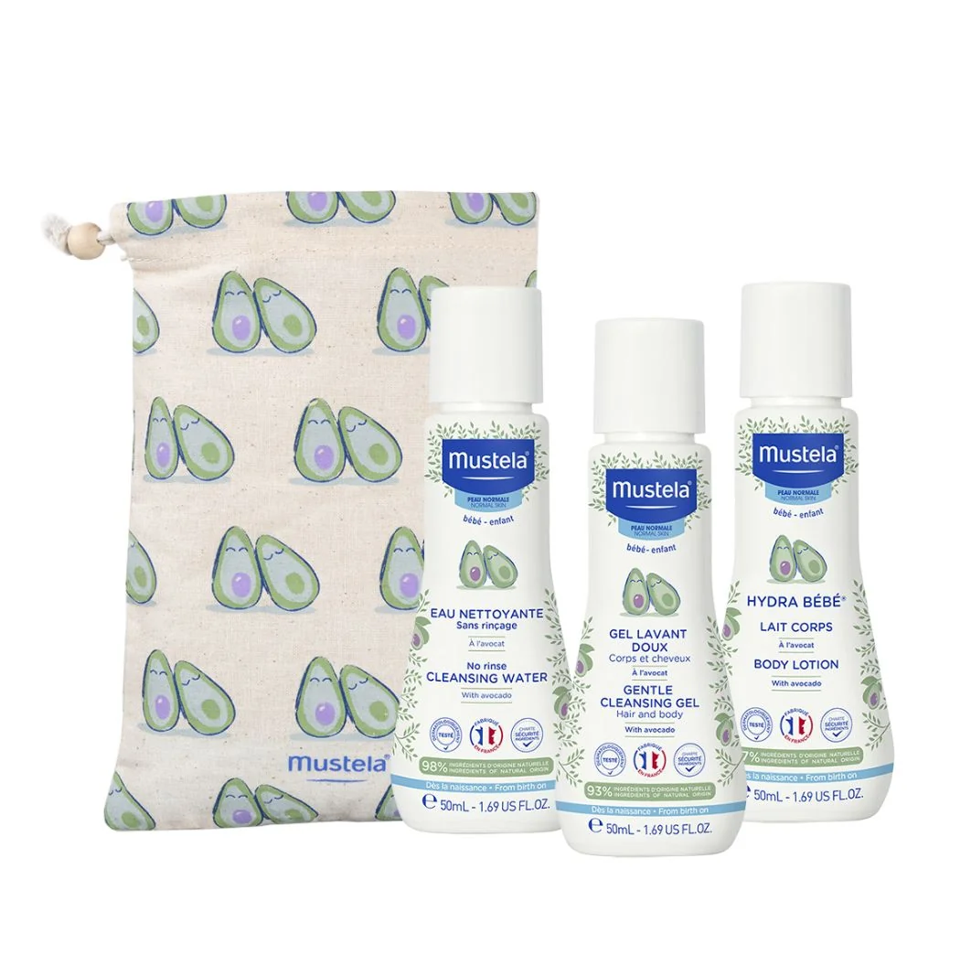 Mustela Cestovní balíček set 3 miniatur