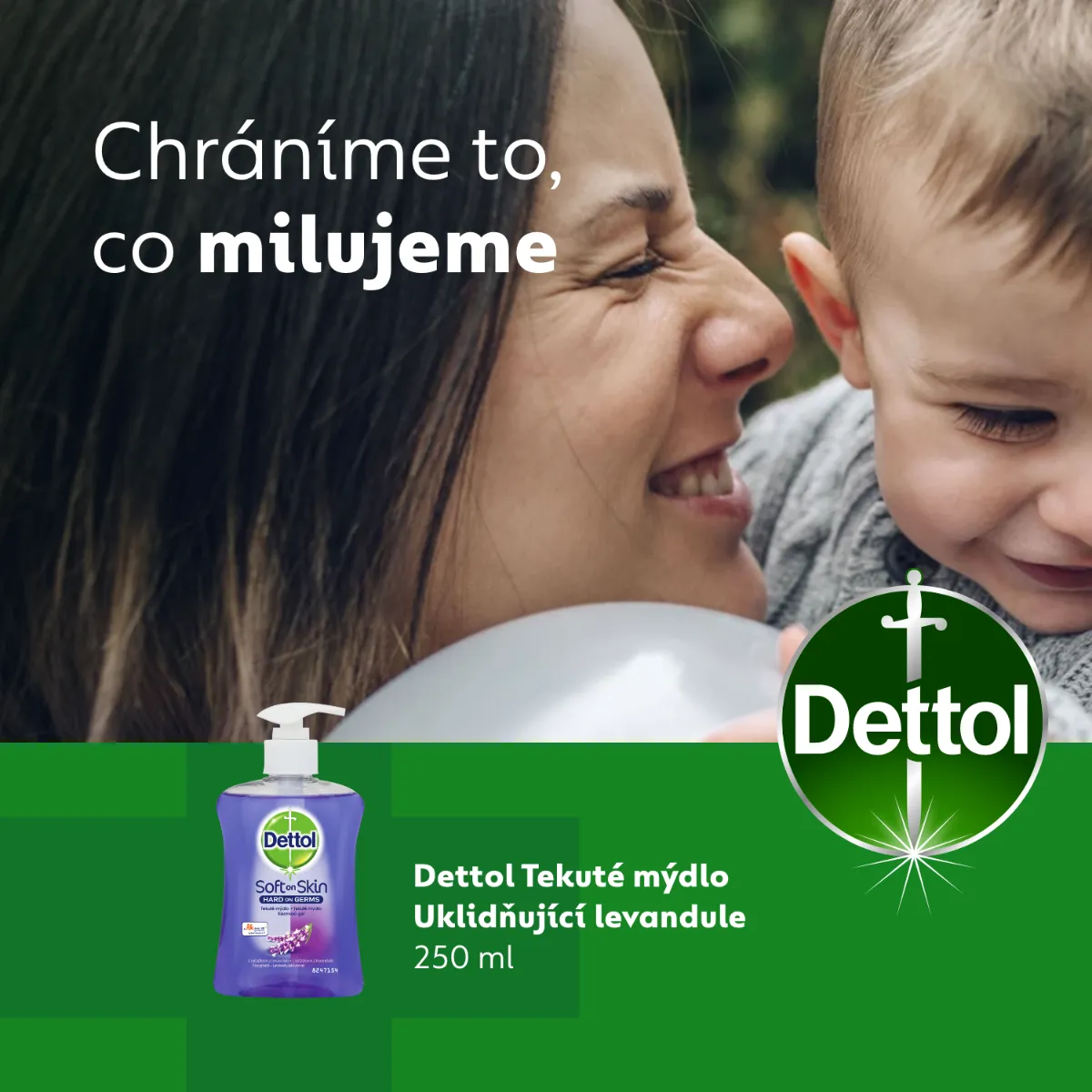 Dettol Tekuté mýdlo Uklidňující levandule 250 ml