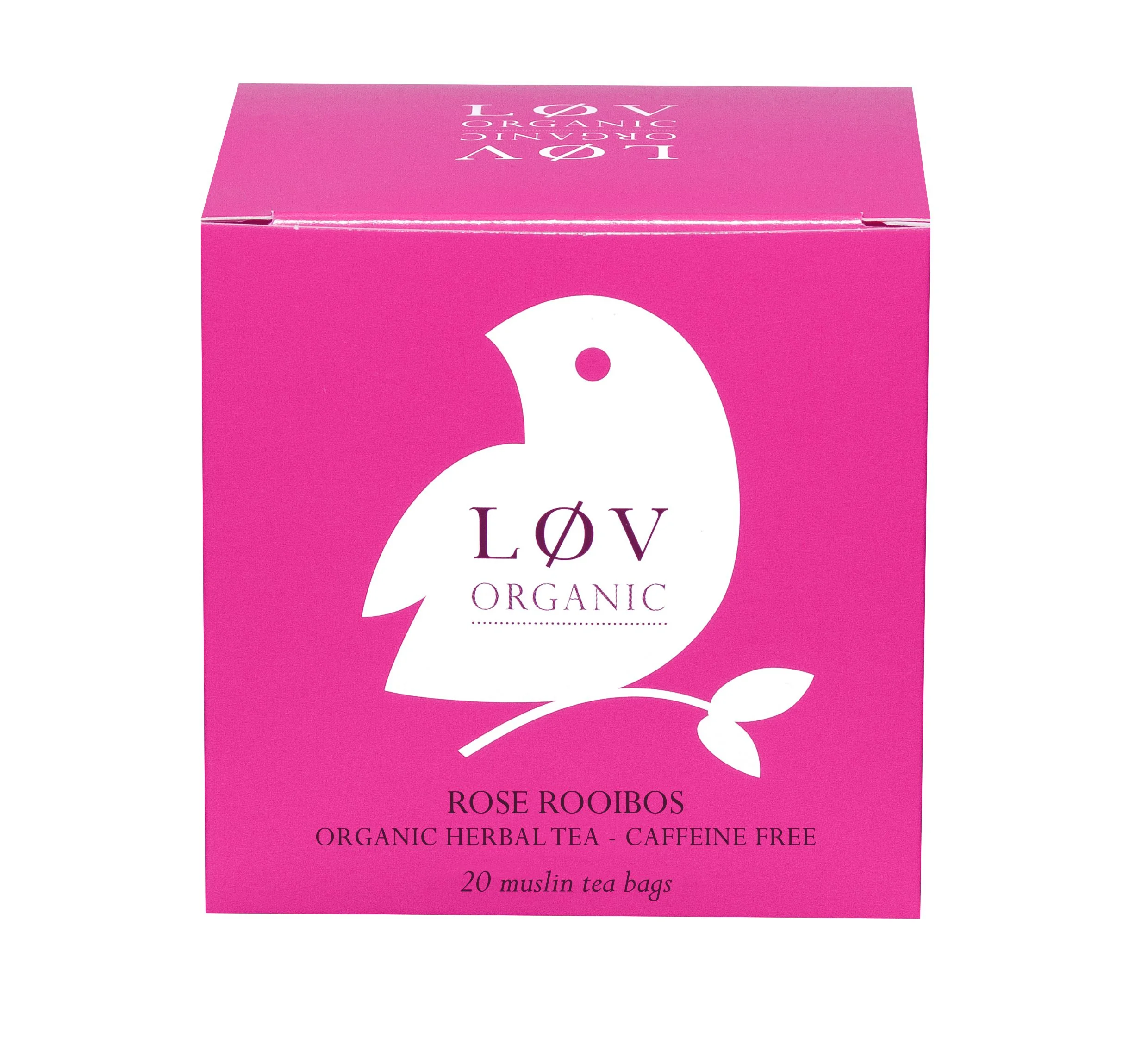 Kusmi Tea LOV Růžový Rooibos porcovaný čaj 20x2,2 g
