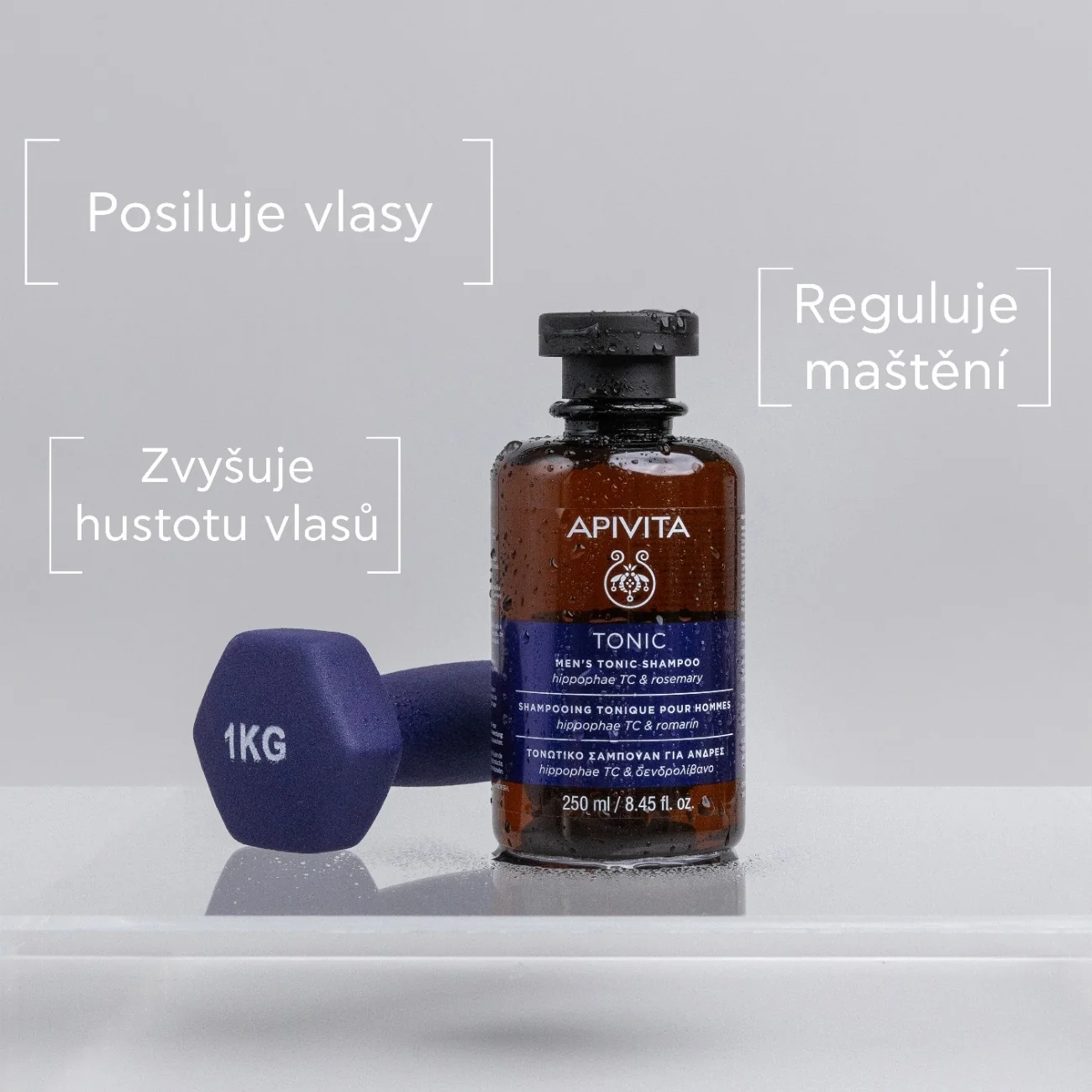 APIVITA Tonic Men tonizující šampon pro muže 250 ml