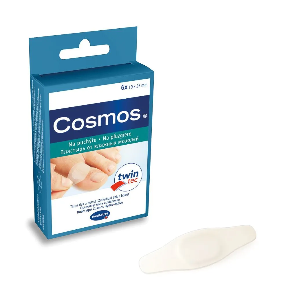 Cosmos Twin tec Náplast na puchýře na prstech 6 ks