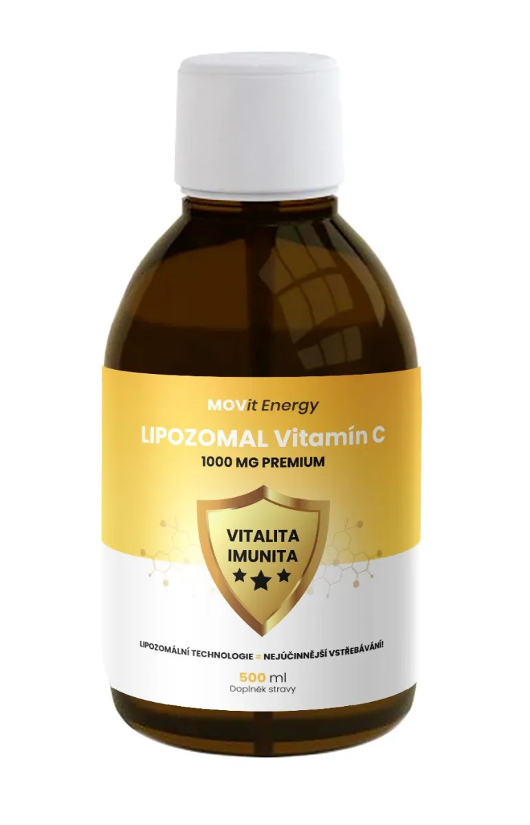 MOVit Energy Lipozomální Vitamín C 1000 mg Premium 500 ml