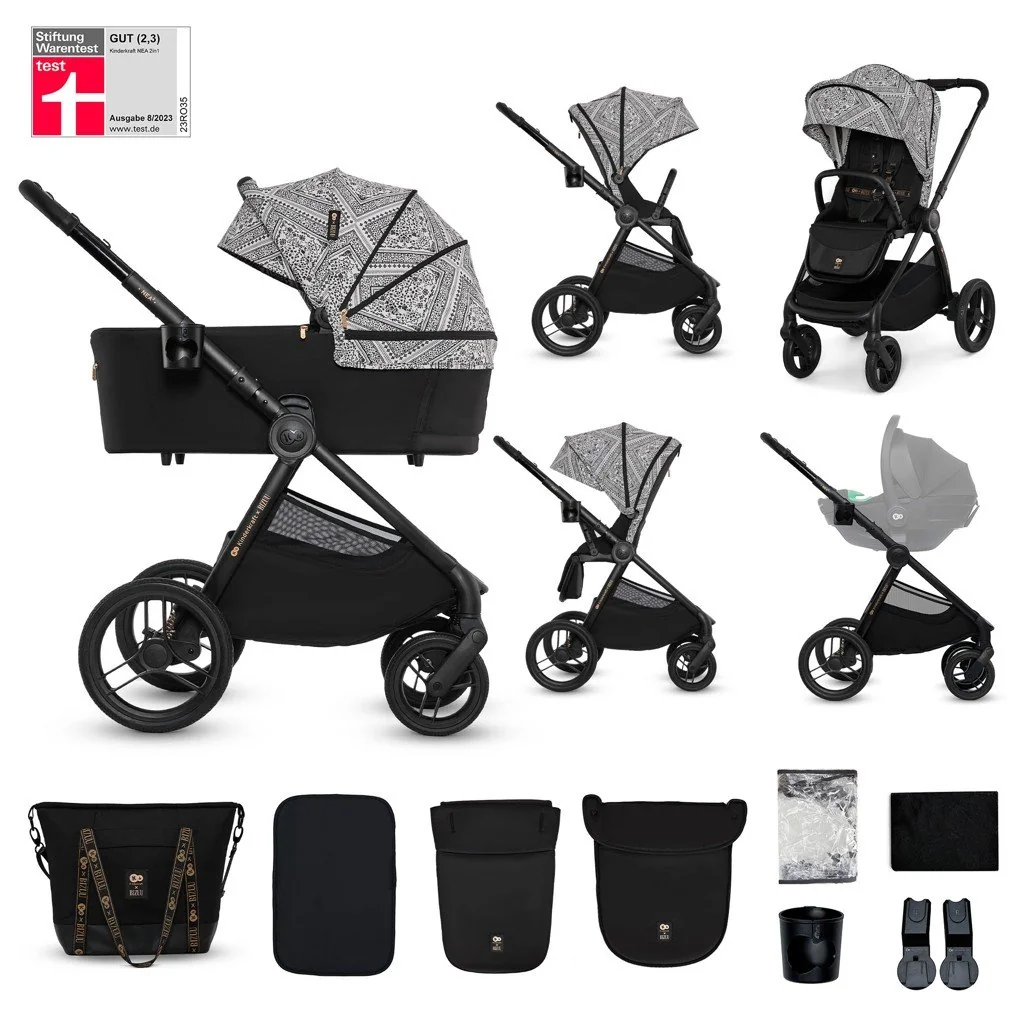 Kinderkraft Kočárek kombinovaný Nea 2 2v1 Lunar Black Bizuu