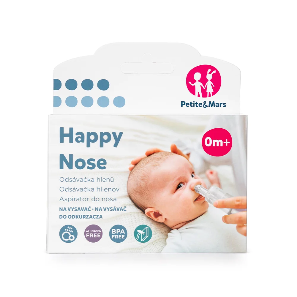 Petite&Mars Odsávačka nosních hlenů na vysavač Happy Nose 0m+ 1 ks