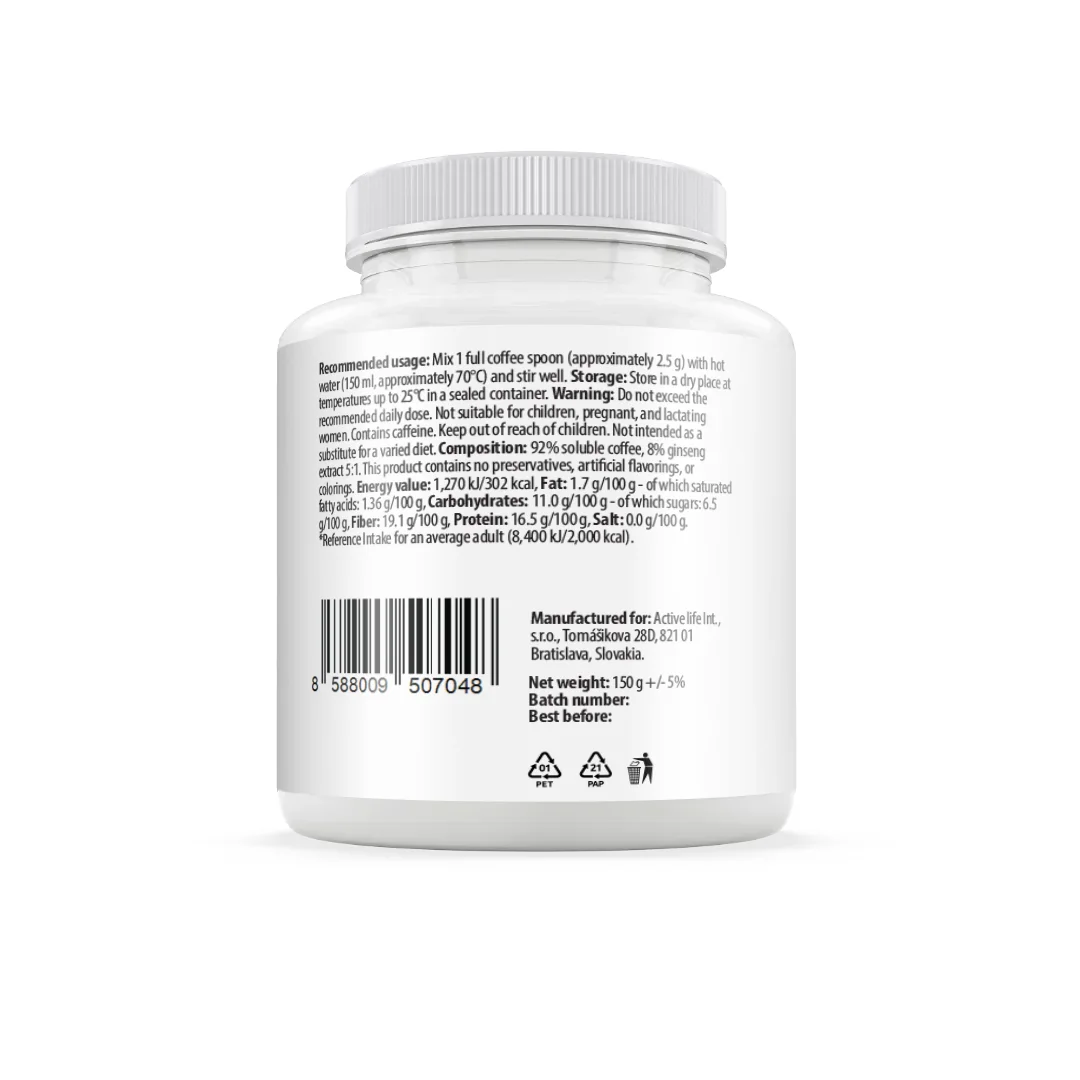 Zerex Káva Ženšen 150 g