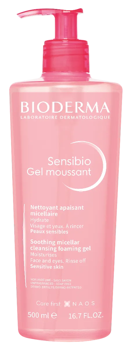 BIODERMA Sensibio Gel Moussant čisticí pěnivý gel pro citlivou pleť 200 ml