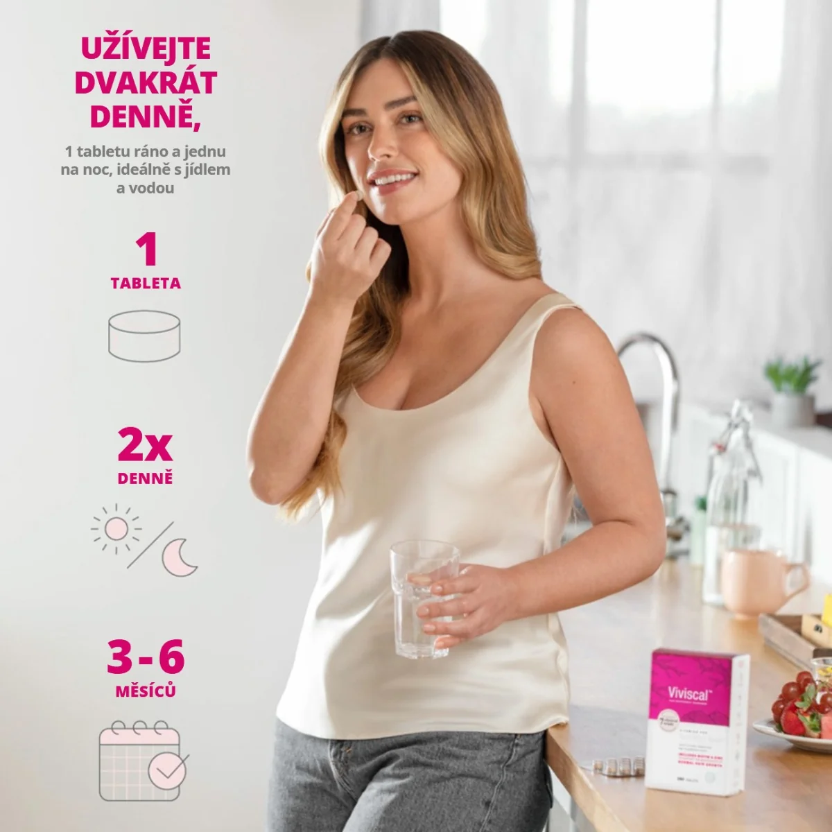 Viviscal Vitamíny pro zdravé vlasy 60 tablet