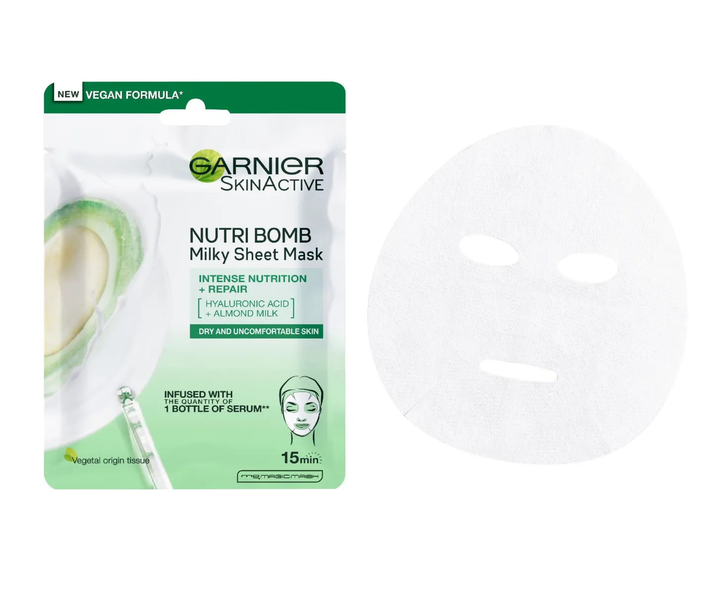 Garnier Skin Naturals Nutri Bomb pleťová maska pro suchou pleť 32 g