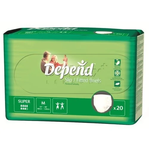 Plenkové kalhotky prodyšné DEPEND Slip Super M 20ks