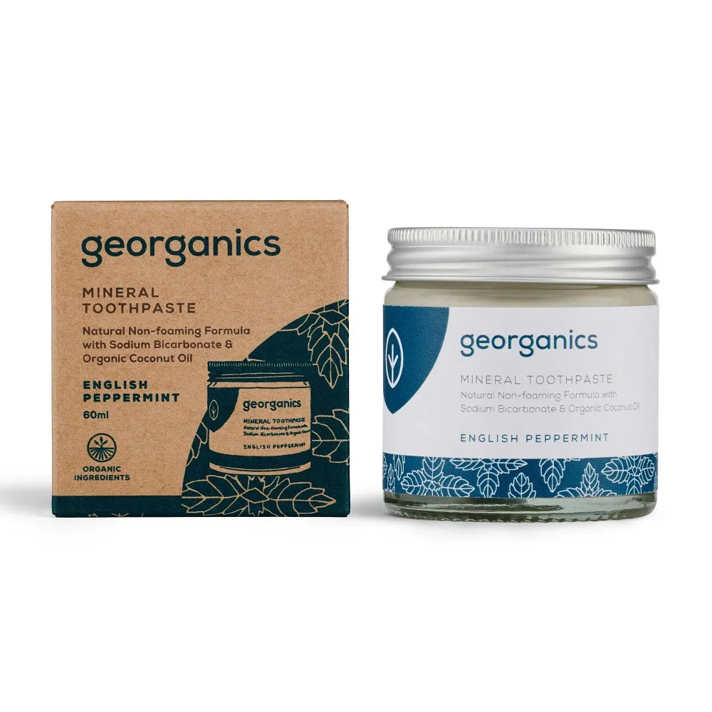 Georganics Anglická máta minerální zubní pasta 60 ml