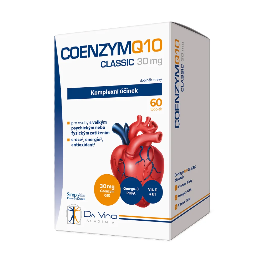Da Vinci Academia Coenzym Q10 Classic 30 mg 60 tobolek
