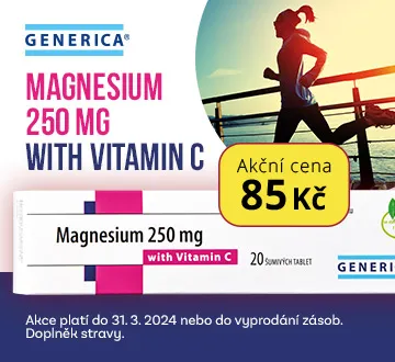 Generica Magnesium 85 Kč (březen 2024)