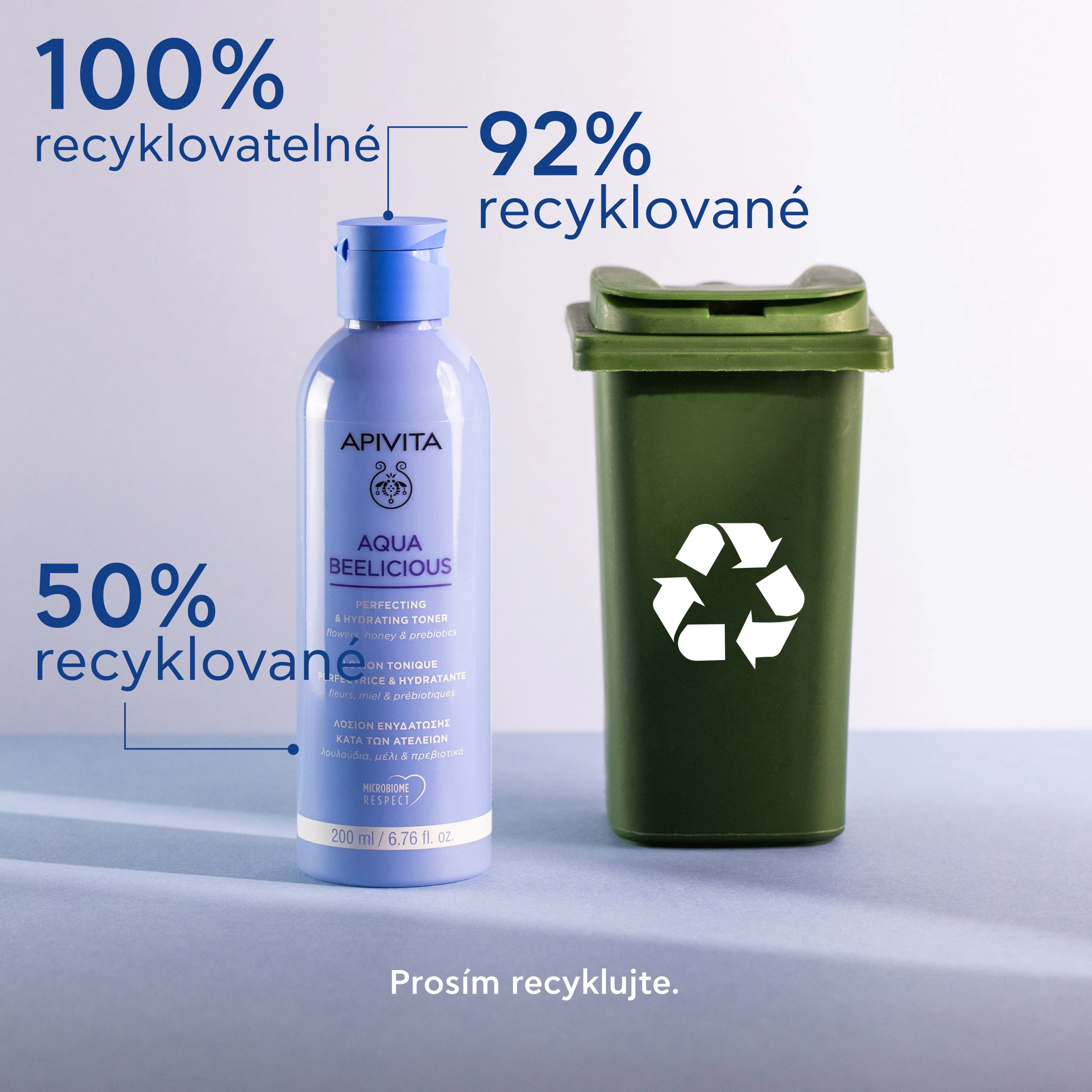APIVITA Aqua Beelicious tonizační pleťová voda 200 ml