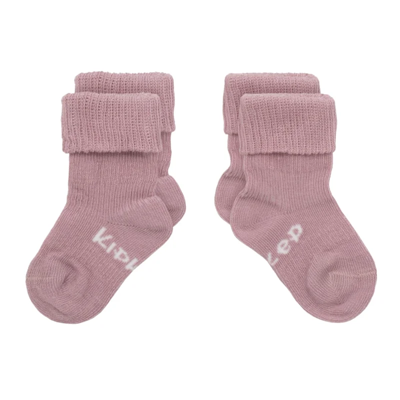 KipKep dětské ponožky Stay-on-Socks 6-12m 2páry Mauve