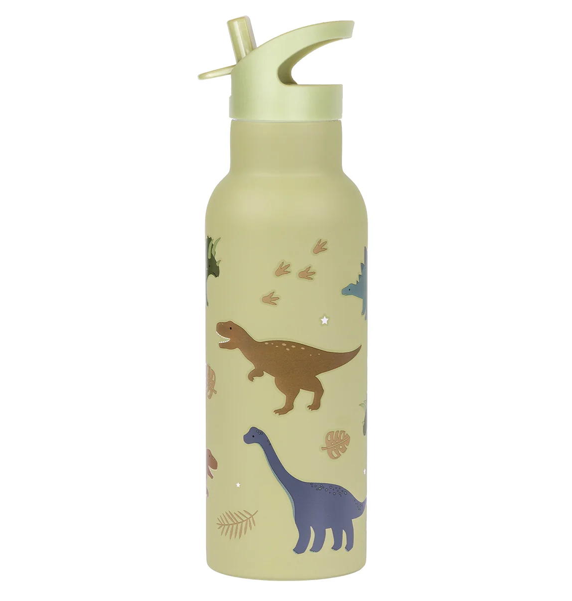 A Little Lovely Company nerezová lahev na pití, 500 ml - dinosauři