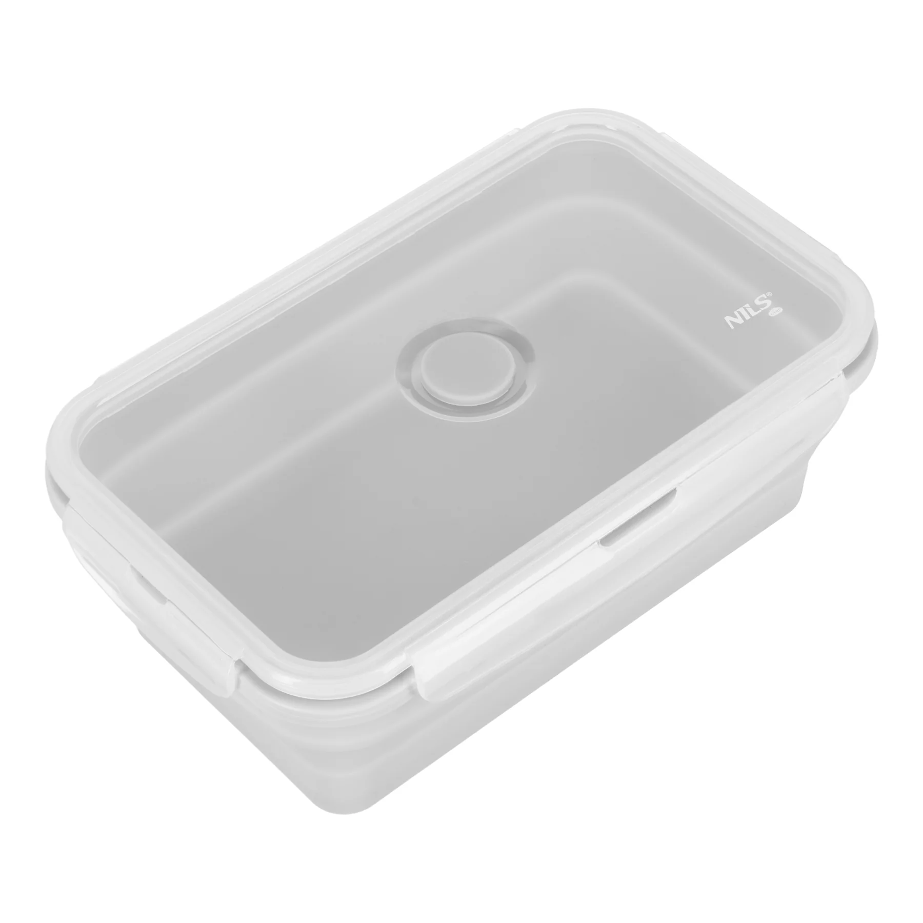 Nils Skládací svačinový box NC4105 1200ml šedý
