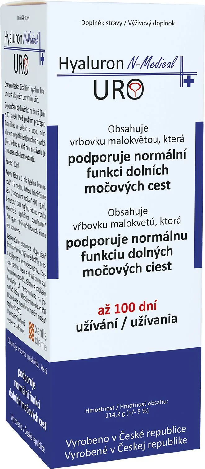 N-Medical Hyaluron URO kapky 100 ml