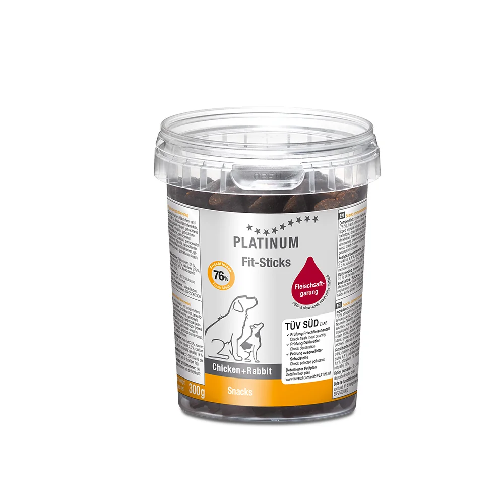 Platinum Fit-Sticks Chicken & Rabbit - Kuře & Králík tyčinky 1 ks