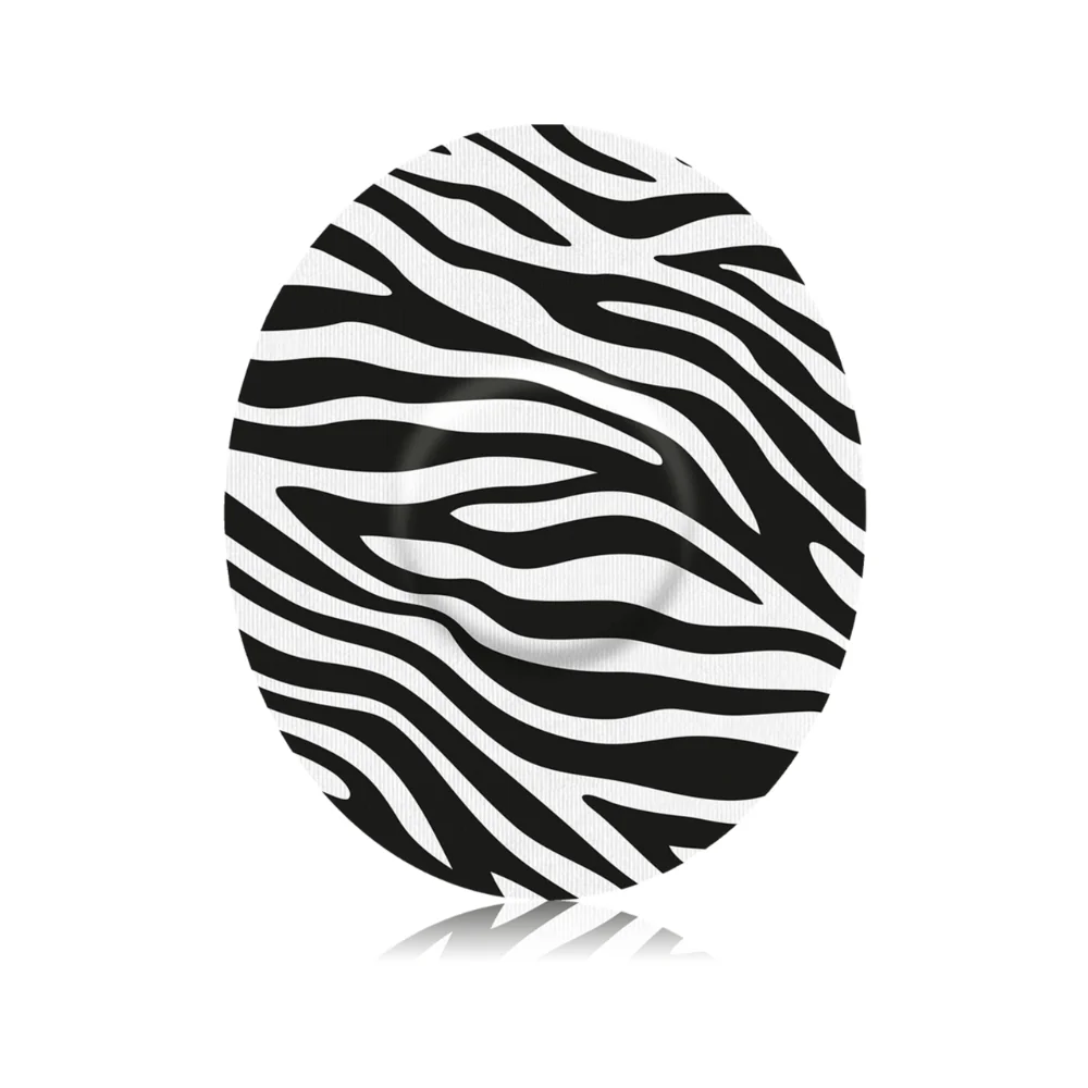 CureTape Sensor Patches náplasti na senzor 25 ks Art Zebra