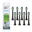 Philips Sonicare Optimal White HX6068/13 náhradní hlavice 8 ks černé