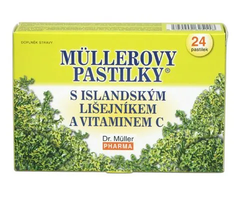 Dr. Müller Müllerovy pastilky s islandským lišejníkem 24 pastilek