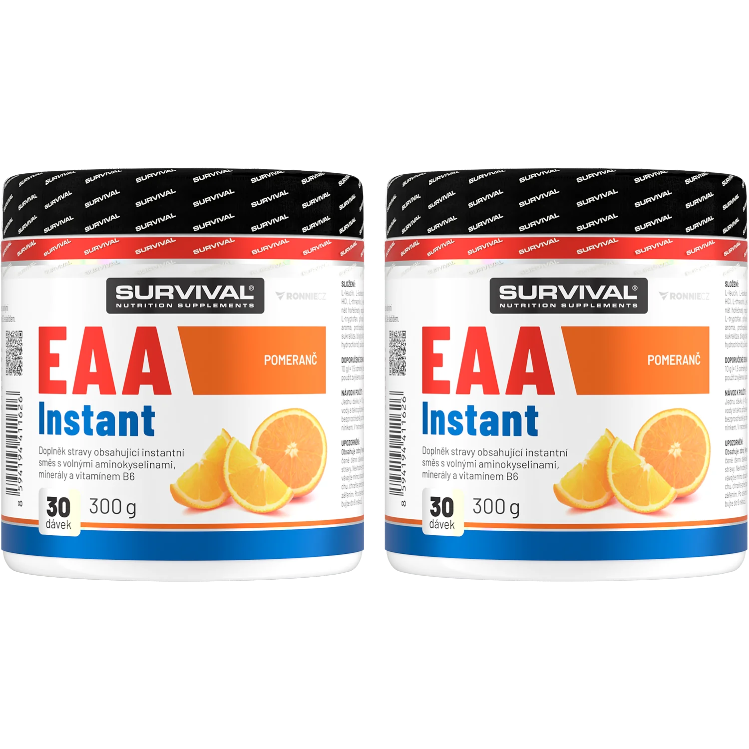 Survival EAA Instant AKCE 1+1 300 g pomeranč +  300 g pomeranč