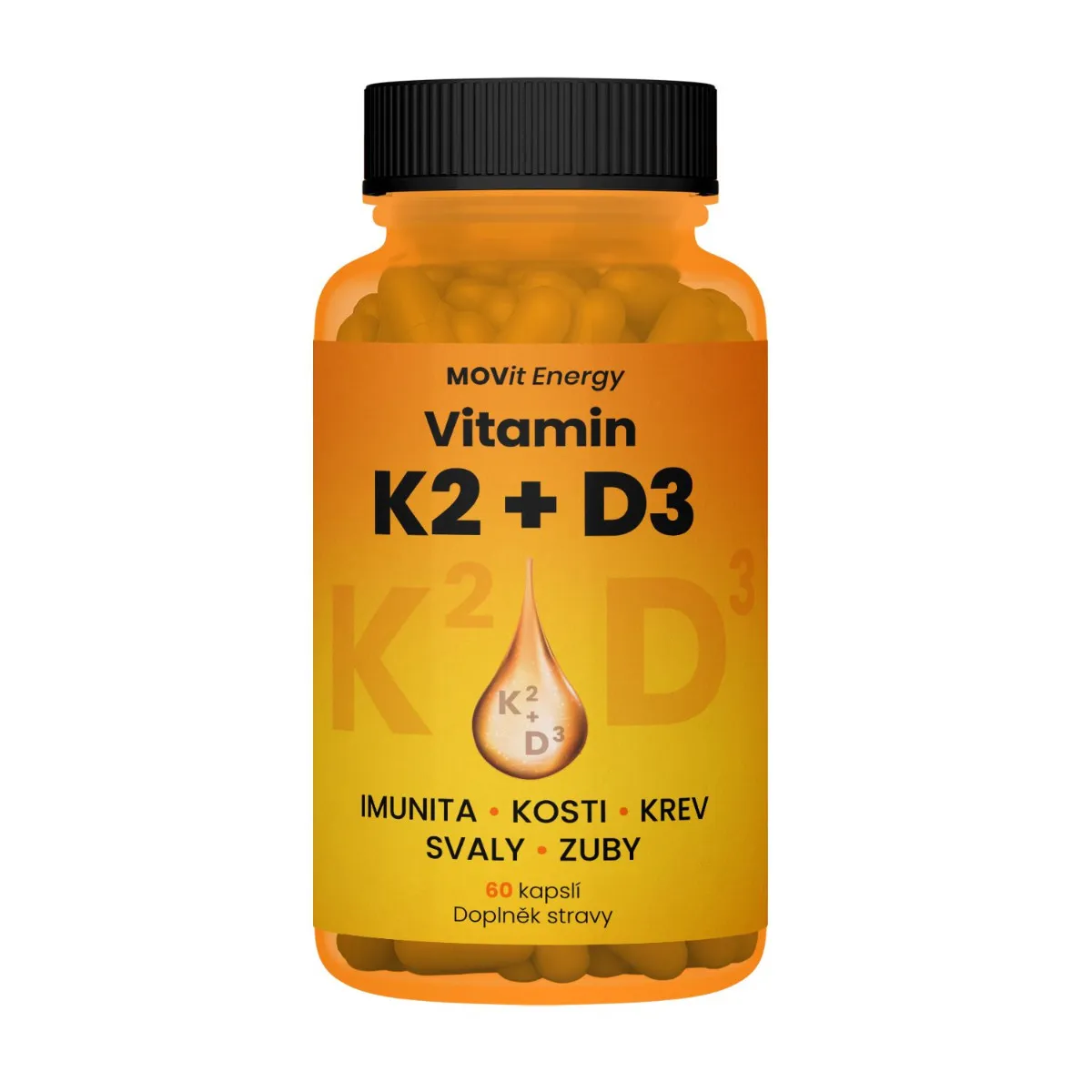 MOVit Energy Vitamin K2 120 μg + D3 1000 I.U. 25 μg