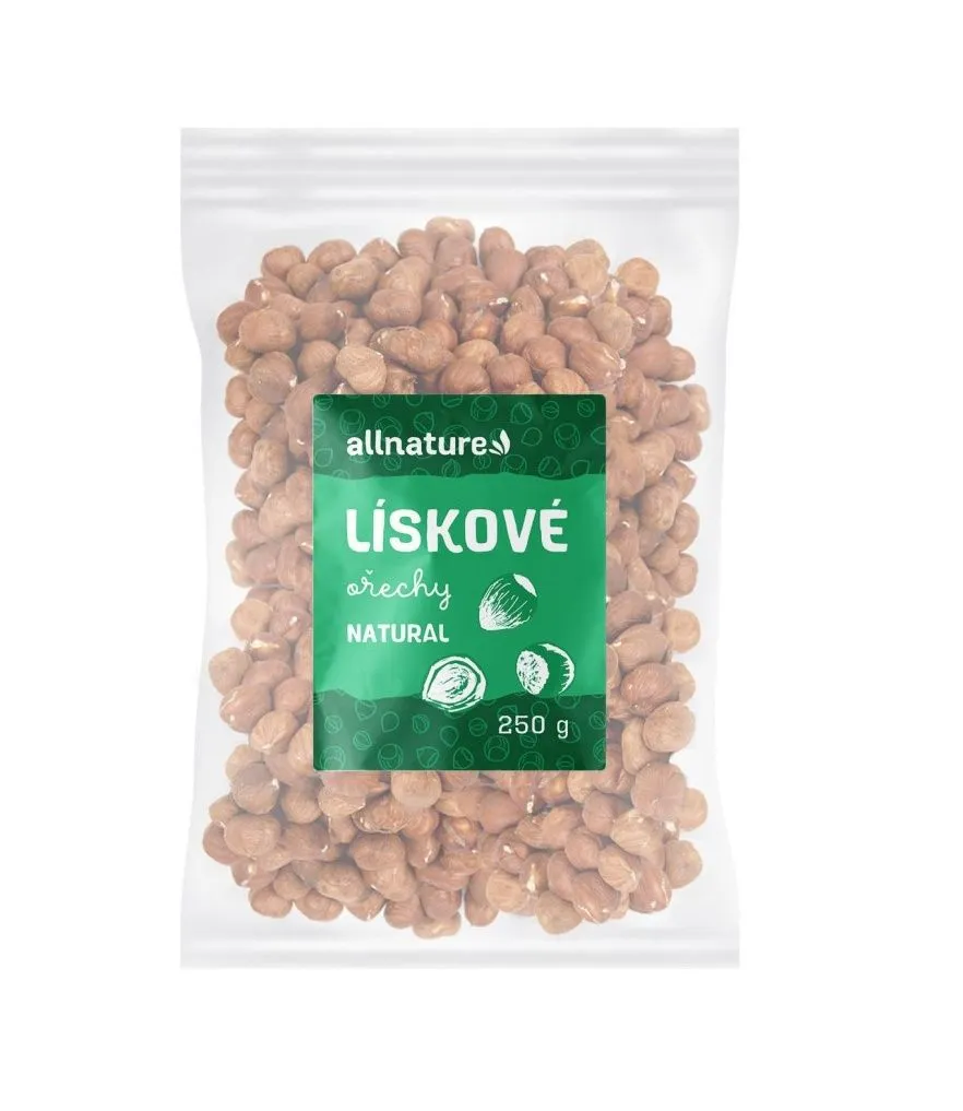 Allnature Lískové ořechy 250 g