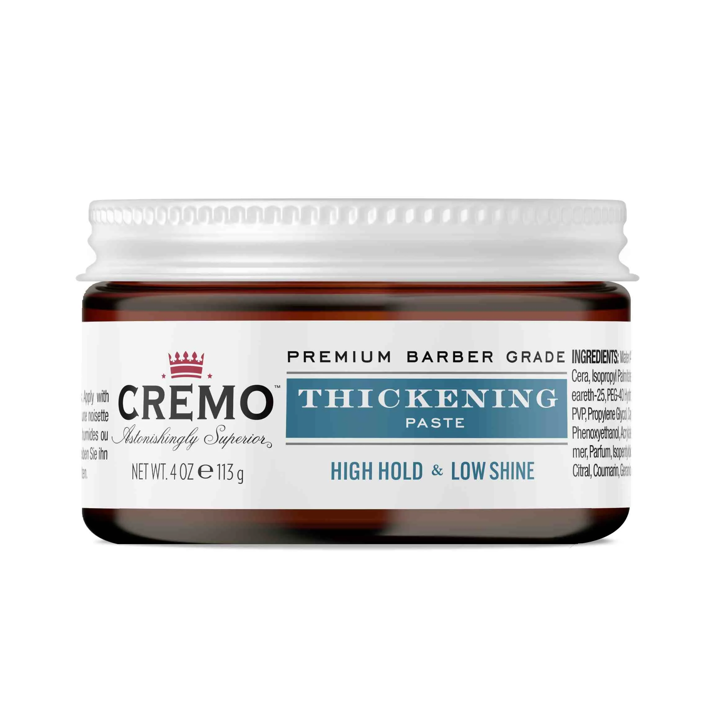 Cremo High Hold & Low Shine pasta na vlasy 113 g
