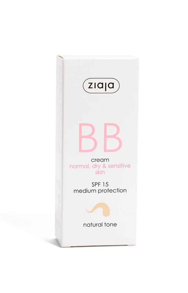 Ziaja BB krém na normální suchou a citlivou pleť Tón přirozený SPF15 50 ml