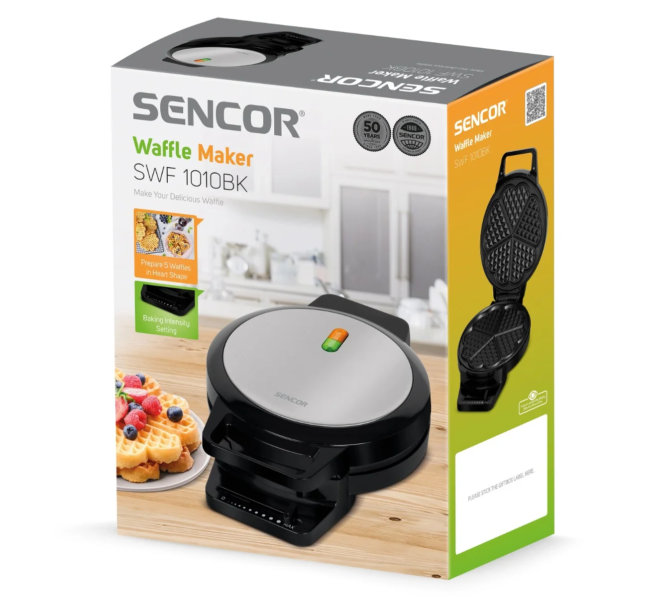 SENCOR SWF 1010BK vaflovač