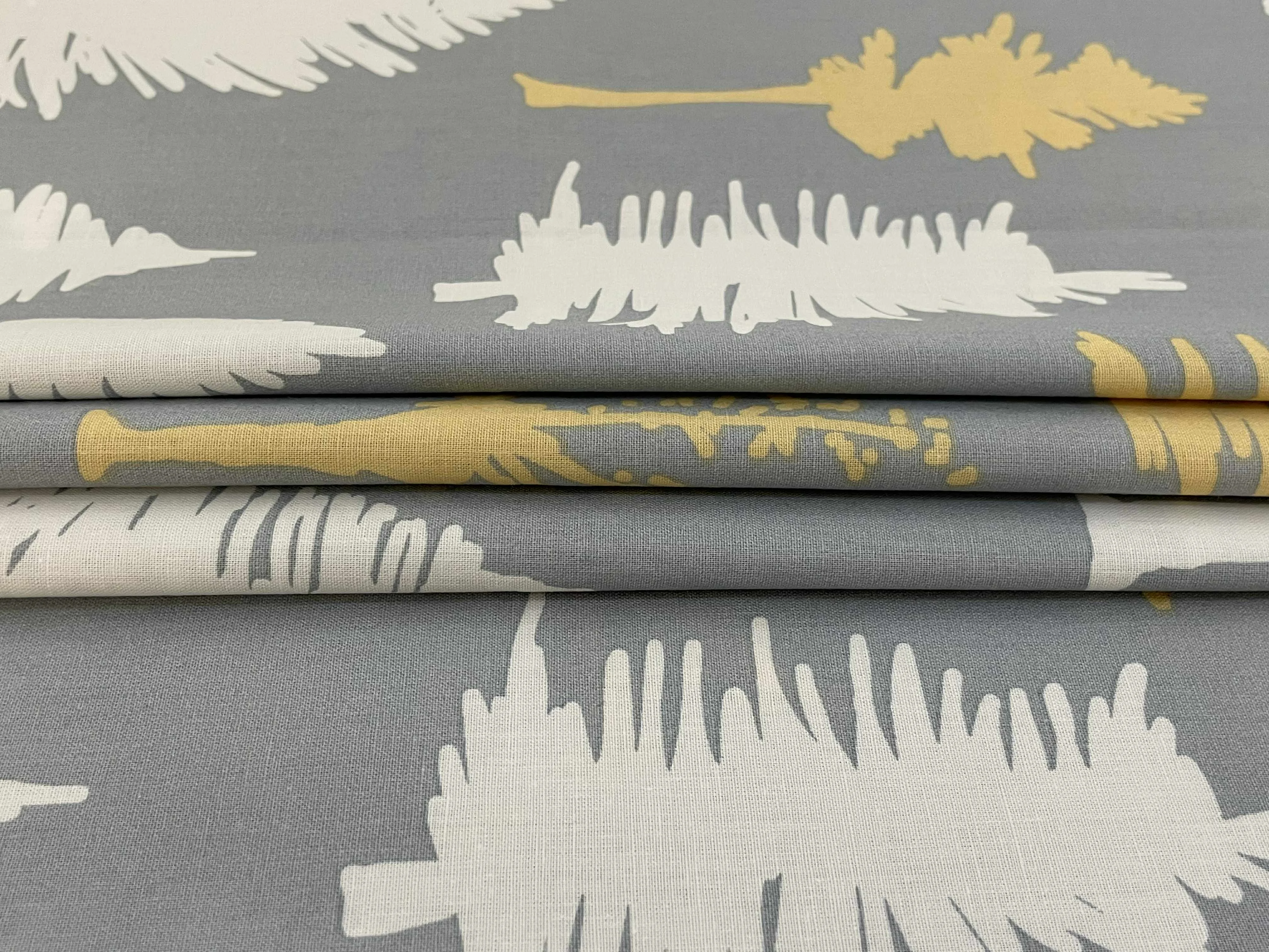 Povlečeme vše Bavlněné povlečení Stromky šedé 140x200, 70x90 cm