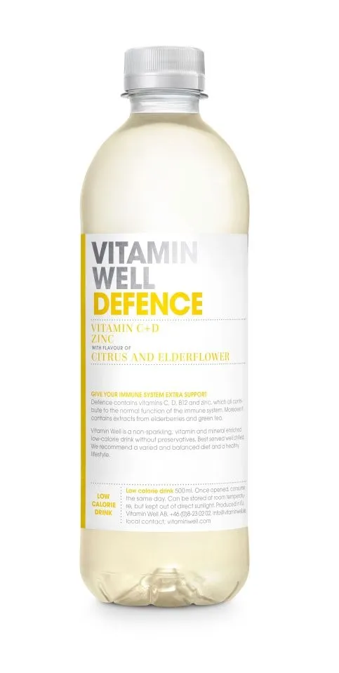 VITAMIN WELL Defence vitamínová voda 500 ml