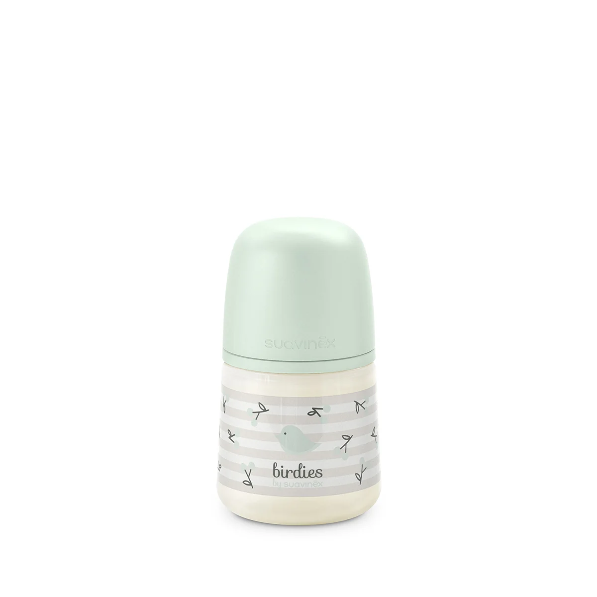 Suavinex Kojenecká láhev fyziologická BIRDIES S 150 ml 1 ks zelená