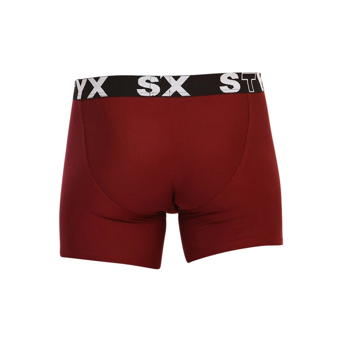 Styx Pánské boxerky long sportovní guma vínové (U1060) L