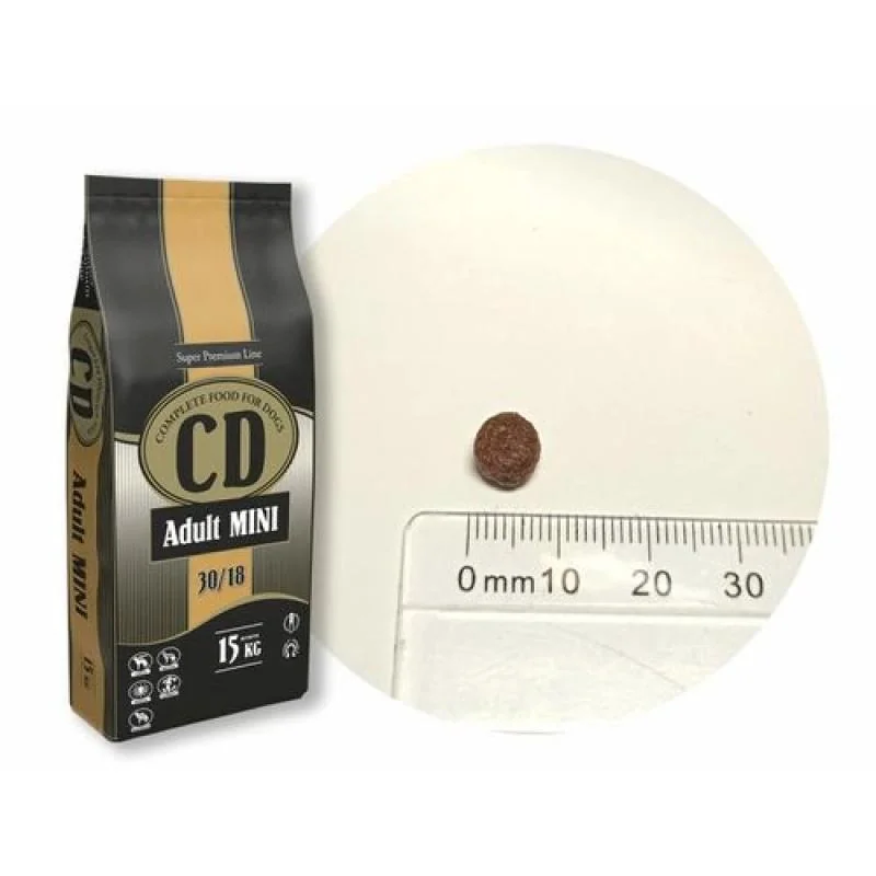 Delikan CD Adult Mini 30/18 15kg Kompletní superprémiové krmivo pro psy malých pleme