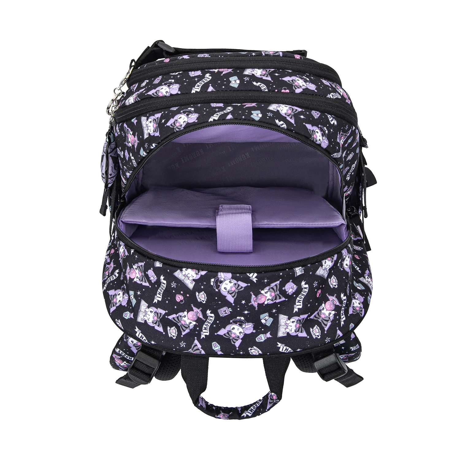 Baagl Školní set Skate Kuromi Black