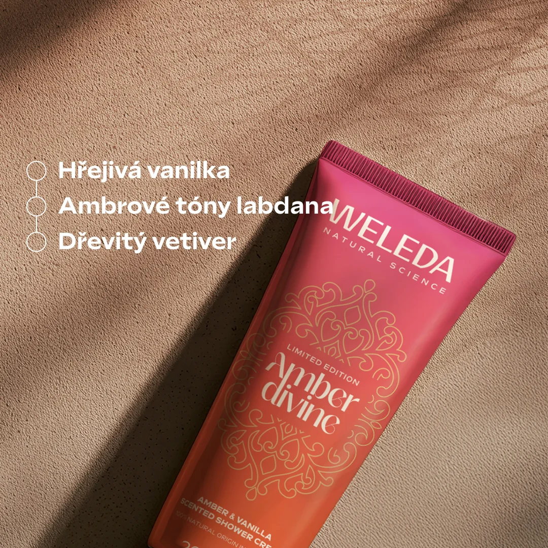 Weleda Amber Divine Sprchový krém 200 ml
