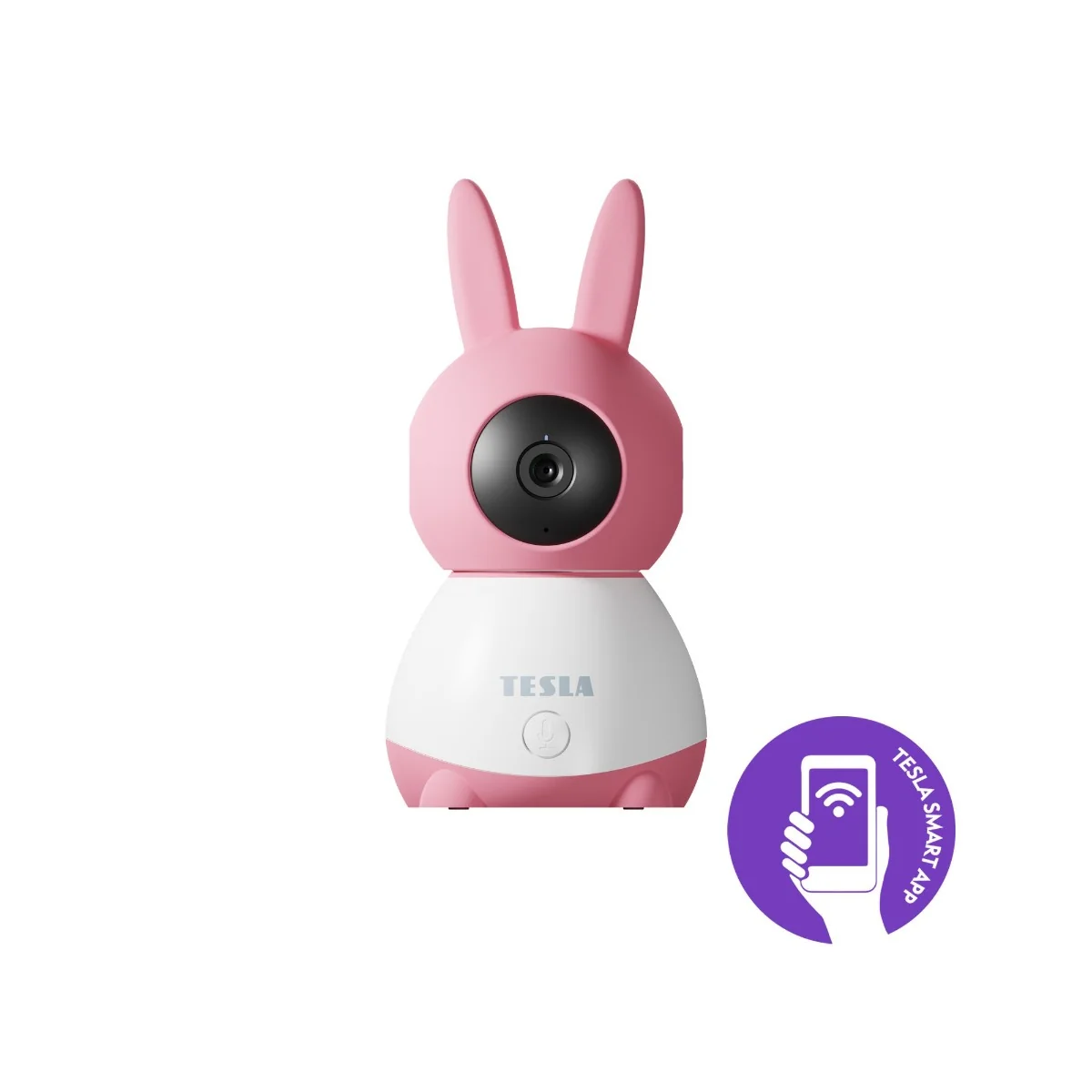 TESLA Smart Camera 360 Baby Pink dětská chůvička