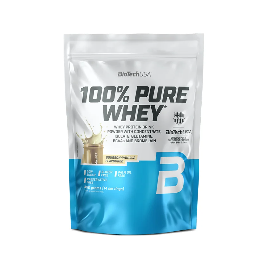 BioTech USA 100% Pure Whey 400 g bourbon vanilka