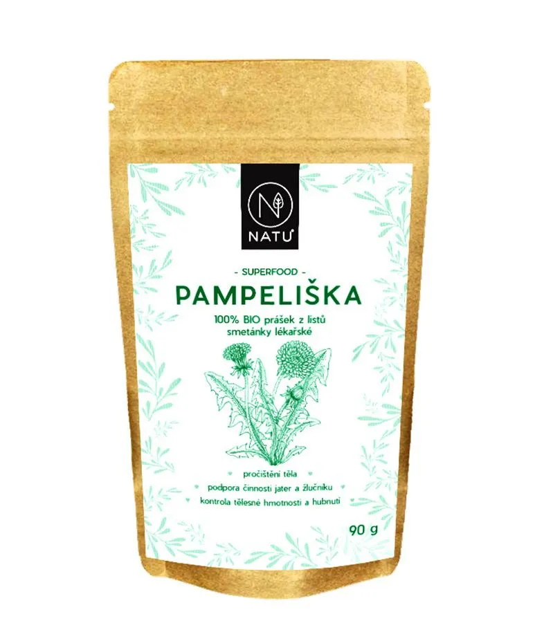 NATU Pampeliška BIO prášek 90 g