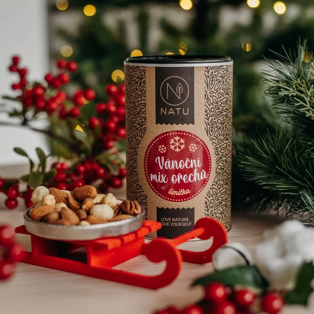 NATU Vánoční mix ořechů 480 g