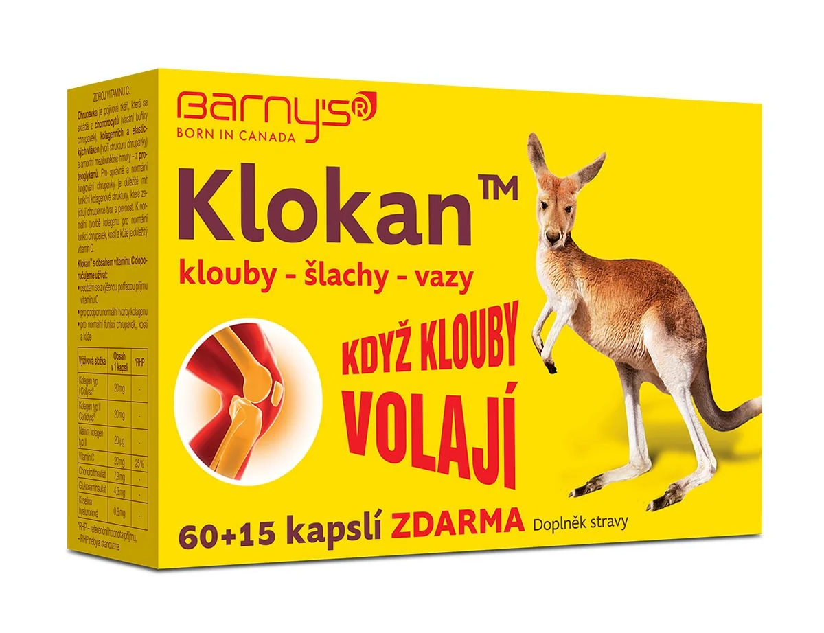 Barny´s Klokan 60+15 kapslí