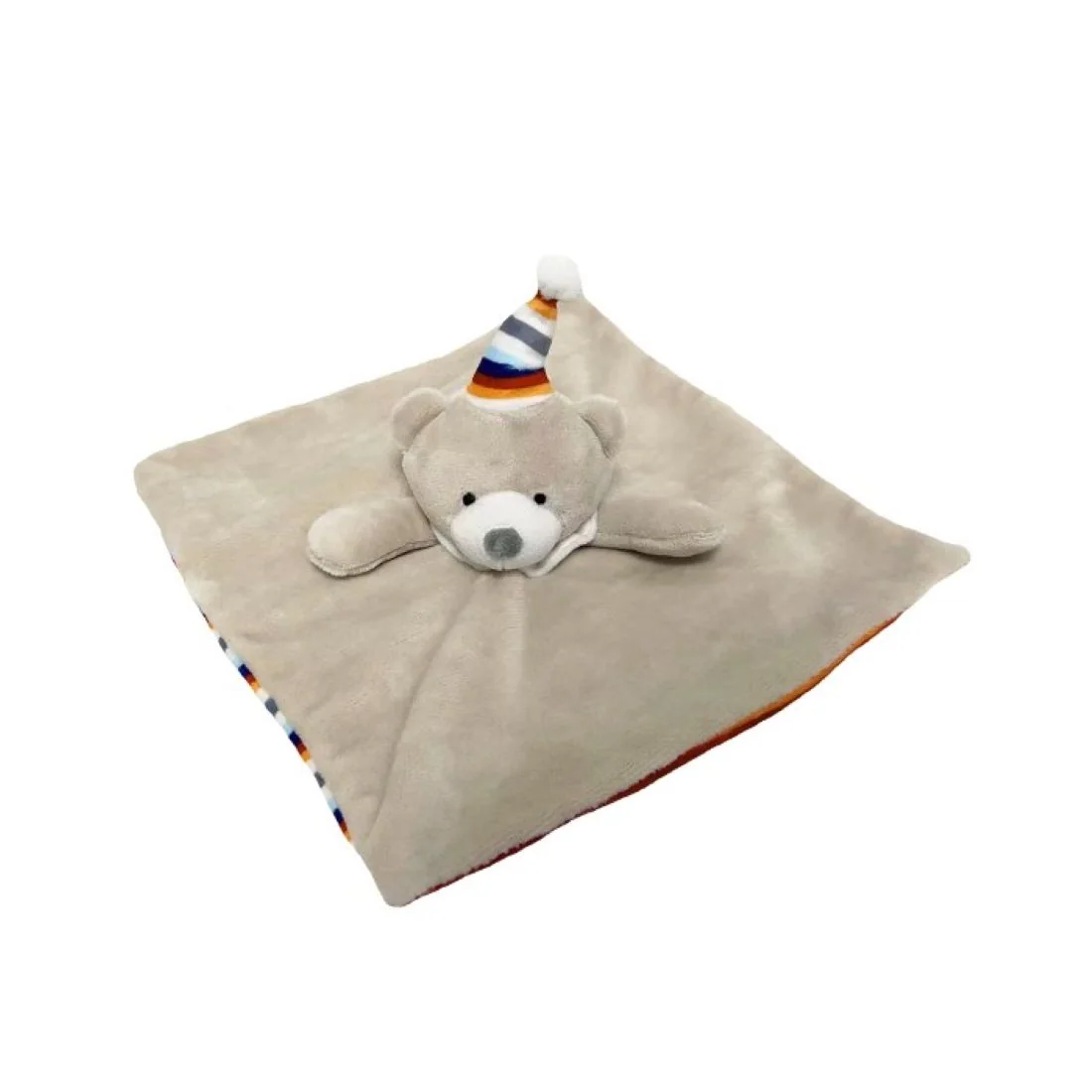 Tulilo Plyšový muchláček Medvídek 25×25 cm pro novorozence

, béžový
