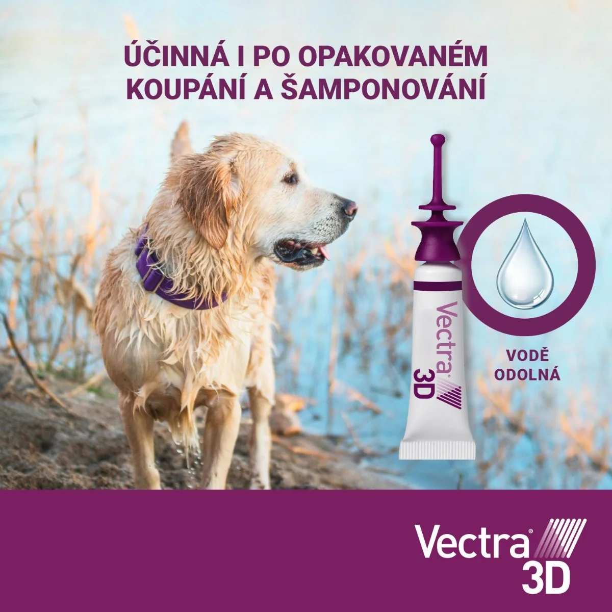 Vectra 3D spot-on pro psy L (25–40 kg) 3 pipety